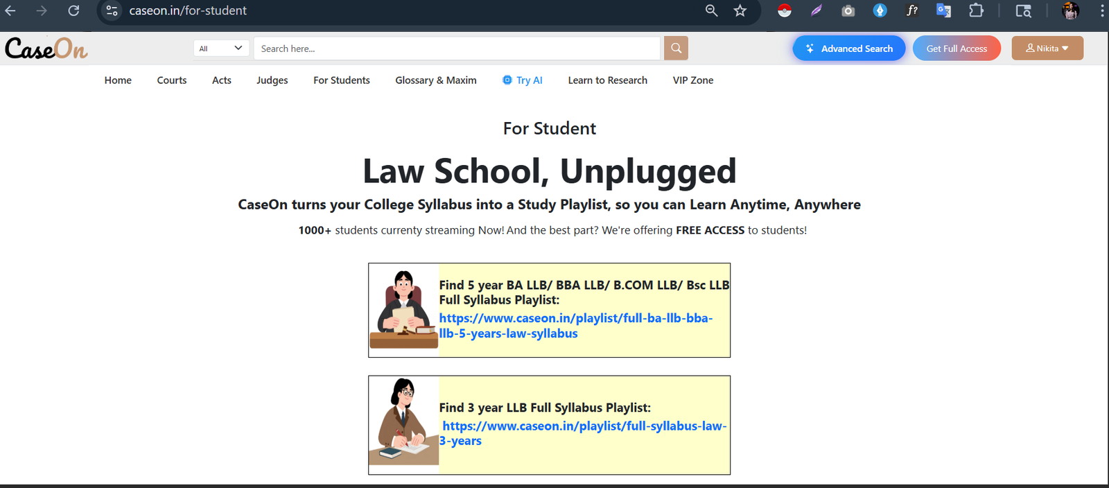  law student playlists